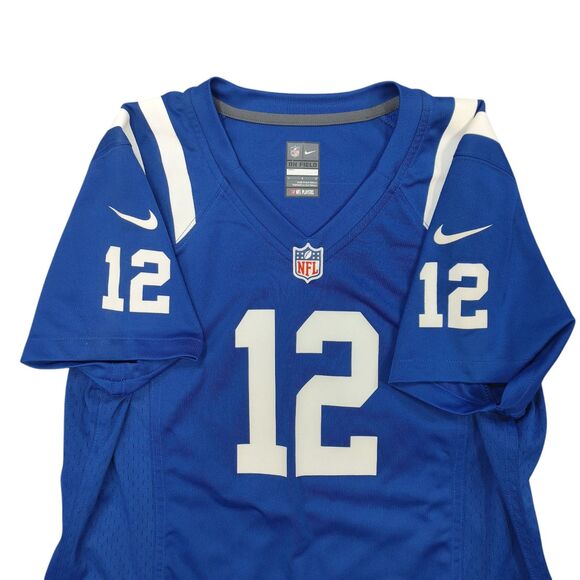Size Large Nike NFL Indianapolis Colts Andrew Luck #12 Double Sided Jersey - Picture 3 of 13